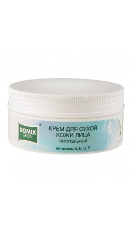 Domix Green Крем для сухой кожи лица питательный с витаминами A, E, D, F, 75 мл