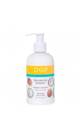 Domix Green Professional Крем для рук и тела питательный / Mango & Coconut, 260 мл