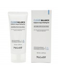 MeLoSo Пилинг-гель для лица с AHA/BHA/PHA кислотами и морской водой / Clear Balance Hyaluron Aqua Peeling Gel, 130 мл