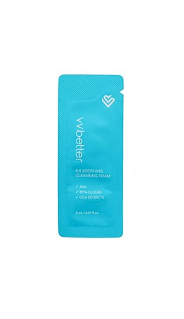 VVbetter Мягкая очищающая пенка для лица с pH5.5 / Soothing Cleansing foam, 2 мл