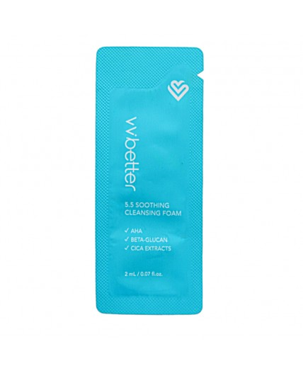 VVbetter Мягкая очищающая пенка для лица с pH5.5 / Soothing Cleansing foam, 2 мл