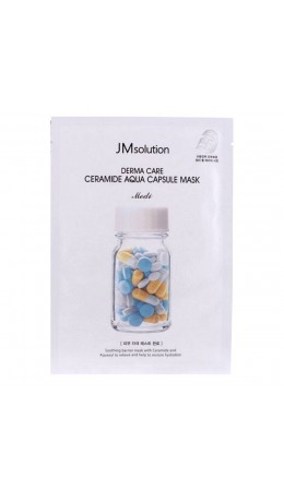 JMsolution Тканевая маска для лица с церамидами восстанавливающая / Derma Care Ceramide Aqua Capsule Mask, 30 мл