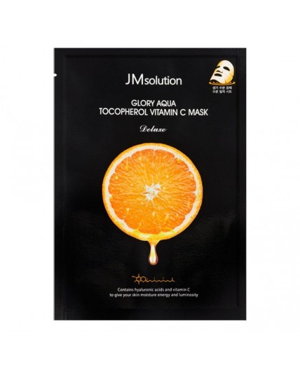 JMsolution Тканевая маска для выравнивания тона / Glory Aqua Tocopherol Vitamin C Mask, 30 мл