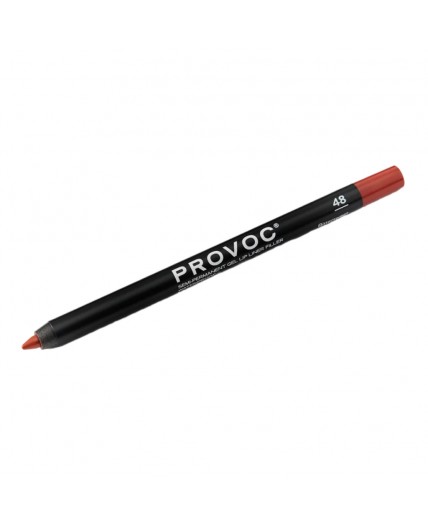 Provoc Гелевый карандаш-подводка для губ водостойкий / Semi Permanent Gel Eye Liner Filler №48 Bittersweet, персиковый