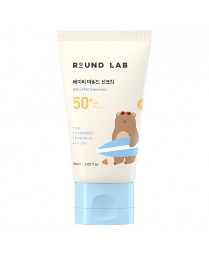 ROUND LAB Детский солнцезащитный крем / Baby Mild Sunscreen SPF50+ PA++++, 60 мл