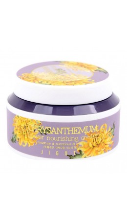 Jigott Питательный крем для лица с экстрактом хризантемы / Chrysanthemum Flower Nourishing Cream, 100 мл