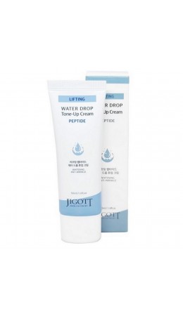 Jigott Тонизирующий крем для лица с пептидами / Lifting Peptide Water Drop Tone Up Cream, 50 мл