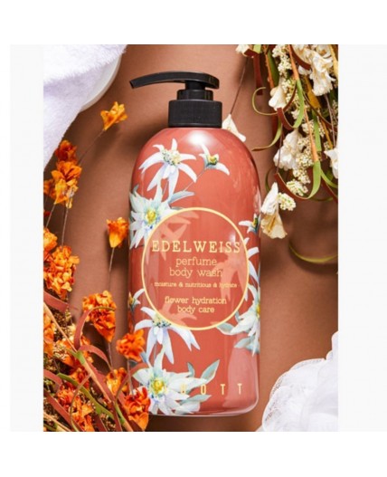 Jigott Гель для душа с экстрактом эдельвейса / Edelweiss Perfume Body Wash, 750 мл