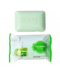 Jigott Мыло-скраб для лица и тела с экстрактом огурца / Cucumber Scrub Soap, 150 г