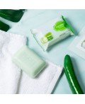 Jigott Мыло-скраб для лица и тела с экстрактом огурца / Cucumber Scrub Soap, 150 г