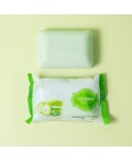 Jigott Мыло-скраб для лица и тела с экстрактом огурца / Cucumber Scrub Soap, 150 г