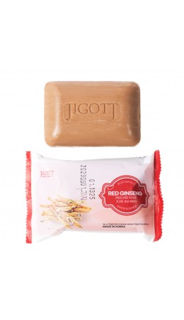 Jigott Мыло-скраб для лица и тела с экстрактом красного женьшеня / Red Ginseng Scrub Soap, 150 г