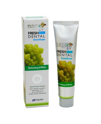 Hanil Зубная паста c экстрактом зеленого винограда / Nano Fresh Dental Green Grape Toothpaste, 160 мл