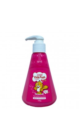 Hanil Зубная паста для детей со вкусом клубники и мяты / Meichi Kids Push Strawberry Mint, 180 г