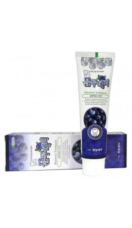 Hanil Зубная паста с экстрактом голубики / Natural A Blueberry Toothpaste, 180 г