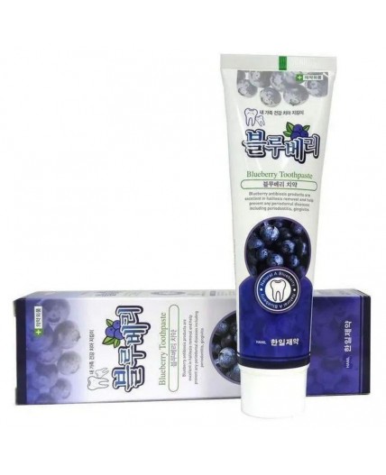 Hanil Зубная паста с экстрактом голубики / Natural A Blueberry Toothpaste, 180 г