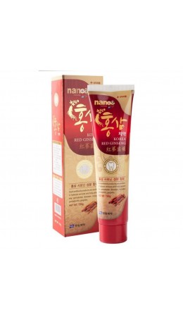 Hanil Зубная паста на основе красного женьшеня / Nano Korea Red Ginseng Toothpaste, 150 мл