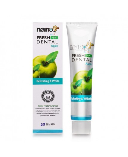 Hanil Зубная паста с экстрактом яблока отбеливающая / Nano Fresh Dental Apple, 160 г