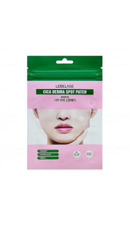 Lebelage Патчи от прыщей с экстрактом центеллы / Cica Derma Spot Patch, 10 мм, 40 наклеек