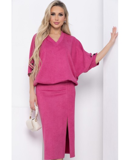 Платье Вэнсдей (розовое) П8565