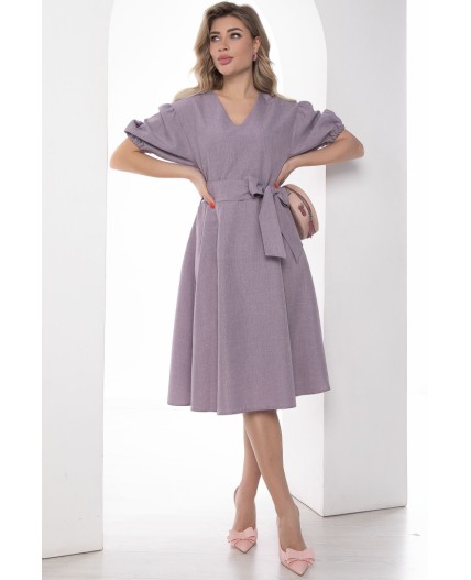 Платье Аллегра (серо-лиловое) П8525