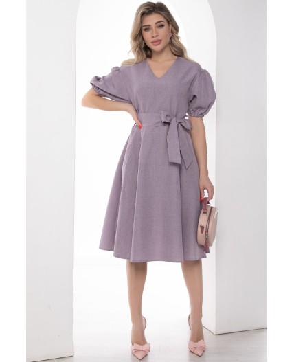 Платье Аллегра (серо-лиловое) П8525