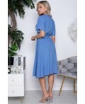 Платье Мода люкс голубое П10087