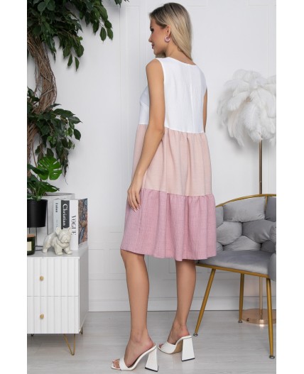 Платье Одри (розовое) П10359