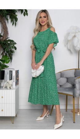 Платье Марианна (зеленое) П10442