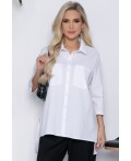 Рубашка с карманами Адара (белая) Б10634