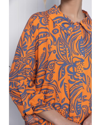 Рубашка Лето (оранж) Б10587