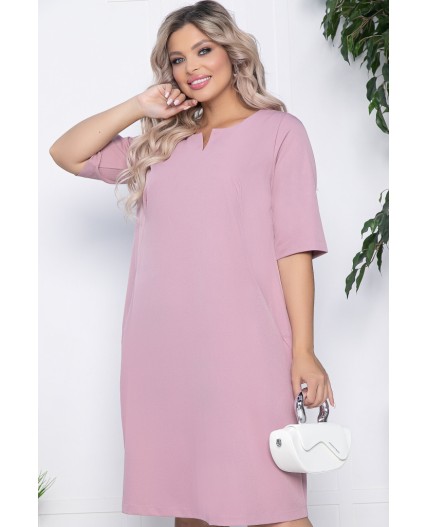 Платье с карманами Аспен (розовое) П10687