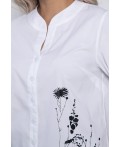 Блуза Лебедушка (белая) Б10745