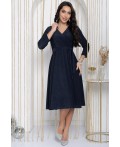 Платье Та самая (темно-синее) П12112