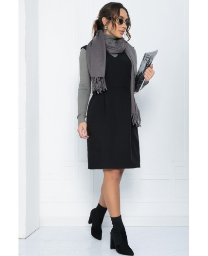 Платье Кембридж (черное) П12078