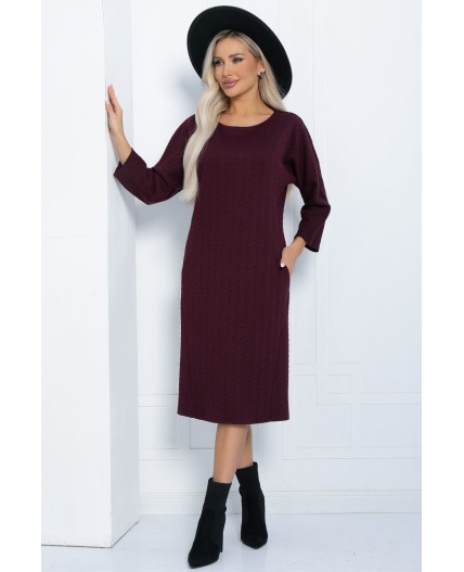 Платье Монами (сливовое) П12282-12