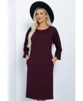 Платье Монами (сливовое) П12282-12