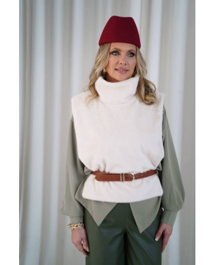 Манишка Тайна роскоши (молочная) А24-7