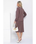 Костюм Очарование стиля (какао) К12788-25М
