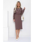 Костюм Очарование стиля (какао) К12788-25М