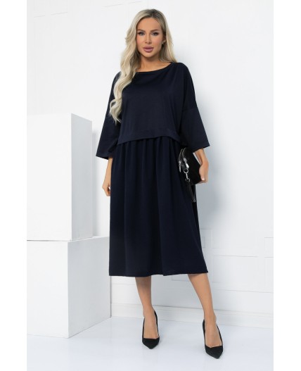 Платье бохо (синее) П12767-10М