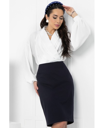 Юбка Смелый образ (темно-синяя) Ю12779-8М