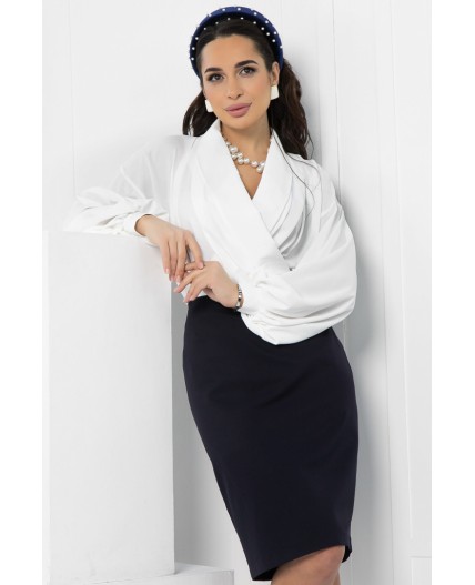 Юбка Смелый образ (темно-синяя) Ю12779-8М