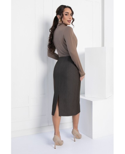 Юбка Иветта (коричневая) Ю12881-3М