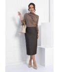 Юбка Иветта (коричневая) Ю12881-3М