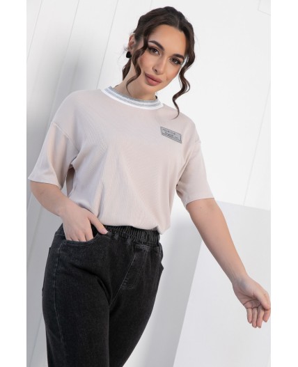 Футболка Ника (бежевая) Б12942-7М