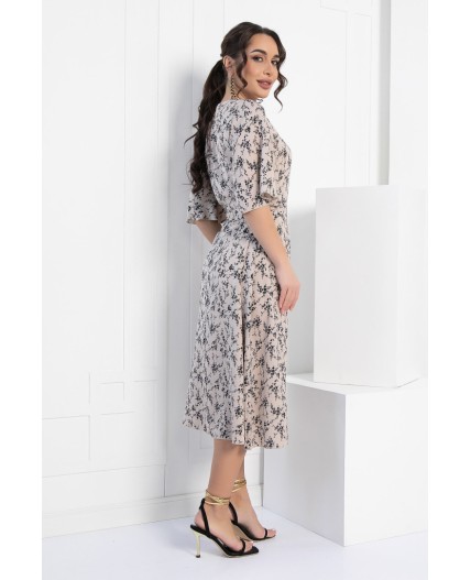 Платье Натали (бежевое) П12732-21М