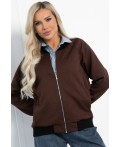 Бомбер Эшли (шоколад) Б12777-41М