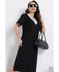 Платье Свобода движения (черное) П12999-7М
