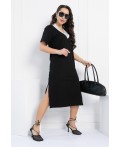 Платье Свобода движения (черное) П12999-7М